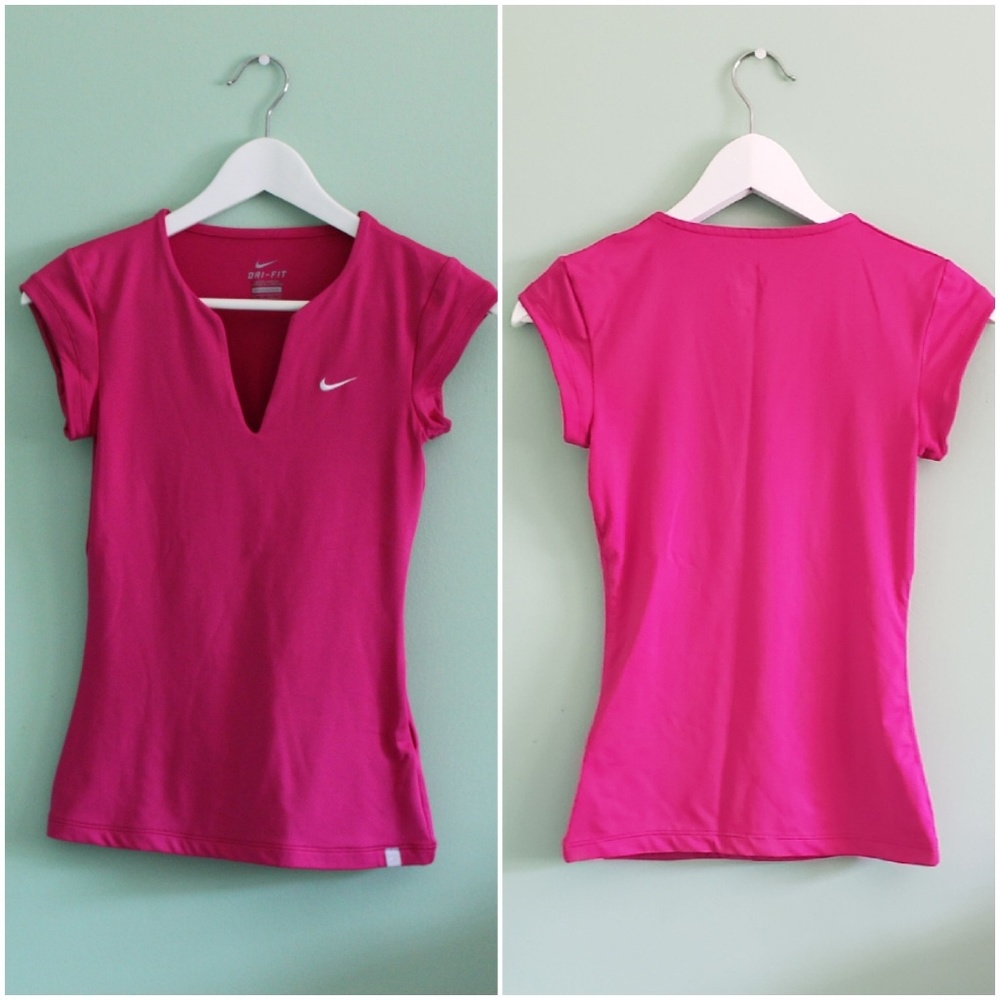 Nike Dri-Fit Cap Sleeve Tennis Shirt